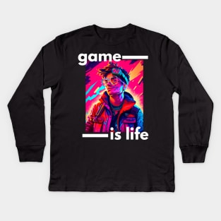 Game is Life Kids Long Sleeve T-Shirt